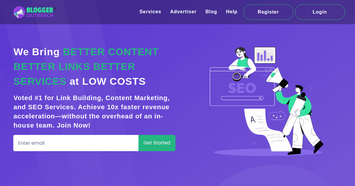 BloggerOutreach - Industry-leading digital platform handling SEO and content marketing automation for scalable growth.